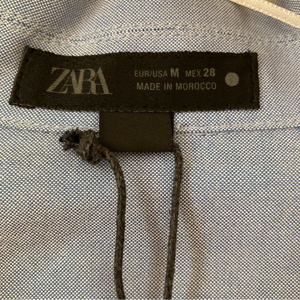 Zara Collection Contrast Piping Wrap Shirt | NWT - Picture 10 of 12